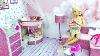 Miniature Dollhouse Barbie Nursery Room Lamp Baby Bed Sofa Diapers Ets Play Dolls