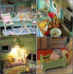Miniature Dolls House Kits, Diy Wooden Dolls House Handcraft Miniature House Kit