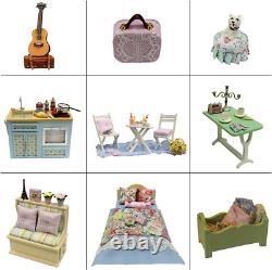 Miniature Dolls House Kits, Diy Wooden Dolls House Handcraft Miniature House Kit