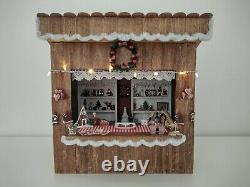 Miniature Dollshouse Christmas Market Stall in 112 scale