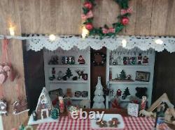 Miniature Dollshouse Christmas Market Stall in 112 scale