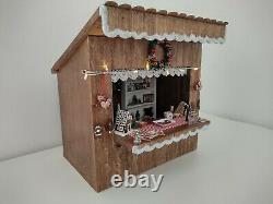 Miniature Dollshouse Christmas Market Stall in 112 scale