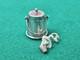 Miniature Dutch Silver Ash Pot By H Hooijkaas Dolls House