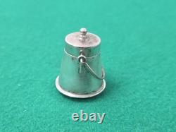 Miniature Dutch Silver Ash Pot by H Hooijkaas Dolls House