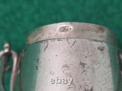 Miniature Dutch Silver Ash Pot by H Hooijkaas Dolls House