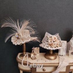 Miniature Fashion Shop Table 1/12 dollshouse by A&R Miniatures