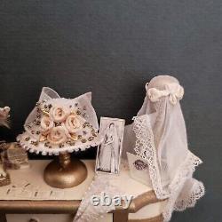 Miniature Fashion Shop Table 1/12 dollshouse by A&R Miniatures