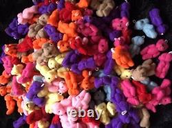 Miniature Handmade Cute Jointed 4cm Teddy Bears Party Bags/dolls House 1/12 Size