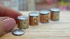 Miniature Metal Kitchen Canisters For Dollhouse Decoration Tutorial Dollhouse Miniatures