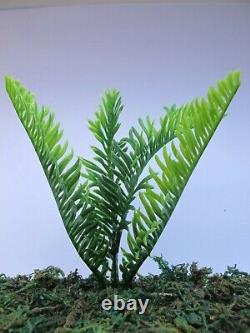 Miniature Palm Tree Bush Shrub Plant Green Shade Doll house Landscape Model Q8