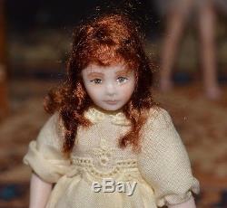 Miniature Porcelain Doll Girl 112 Dollhouse