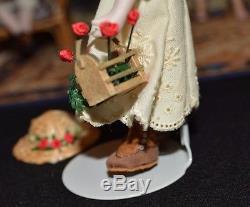 Miniature Porcelain Doll Girl 112 Dollhouse