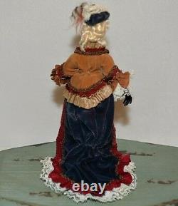 Miniature Porcelain Doll Lady Woman Dollhouse 112 Artist