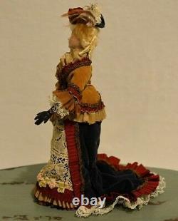 Miniature Porcelain Doll Lady Woman Dollhouse 112 Artist