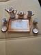 Miniature Porcelain Tea Set, 19th Century German Doll House