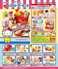Miniature Sanrio Hello Kitty Re-Ment Supermarket Full Set of 8 pcs RARE
