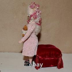 Miniature porcelain doll girl 112 dollhouse