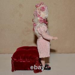 Miniature porcelain doll girl 112 dollhouse