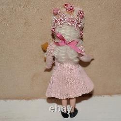 Miniature porcelain doll girl 112 dollhouse