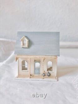 Miniature shabby chic dolls house for inside a dolls house handmade 1/144 scale