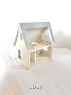 Miniature shabby chic dolls house for inside a dolls house handmade 1/144 scale