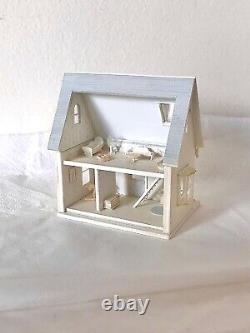 Miniature shabby chic dolls house for inside a dolls house handmade 1/144 scale