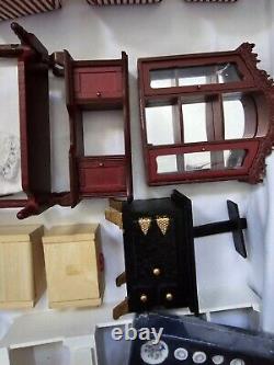 Miniatures Dolls House Accessories Furnitures Wood Brass Resin Lot Bundle