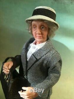 Miss Marple 112 OOAK miniature doll dollhouse ALMA Artistry
