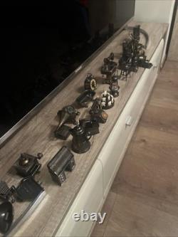 Mixed Lot Of 9 Durham Industries Doll House Metal Miniatures