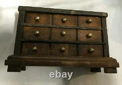 Mixed Miniature Doll House Furniture with Concord Cradle Wood Lot Dresser Armoire