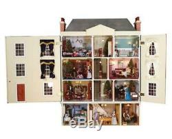 Montgomery Hall Dolls House & Basement Unpainted Flat Pack Kit 112 Scale