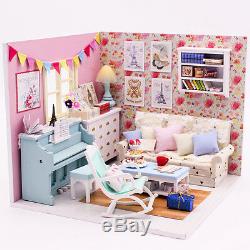 My Little Angels Piano Room DIY Handcraft Miniature Project Dolls House