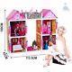 My Princess' Villa Dolls House With Furniture Frozen Anna Elsa Dolls Xmas Gift
