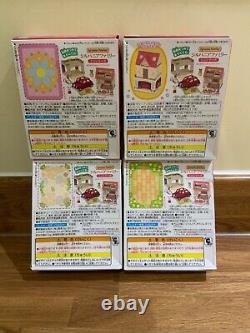 NEW Miniature Sylvanian Families House Complete set 5 gacha Capsule Toy Japan