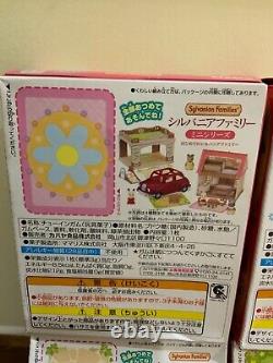 NEW Miniature Sylvanian Families House Complete set 5 gacha Capsule Toy Japan