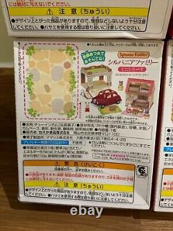 NEW Miniature Sylvanian Families House Complete set 5 gacha Capsule Toy Japan