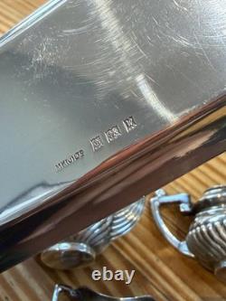 NOVELTY ENGLISH SOLID STERLING SILVER MINIATURE DOLLS HOUSE TEA SET 1971 MKJ Ltd