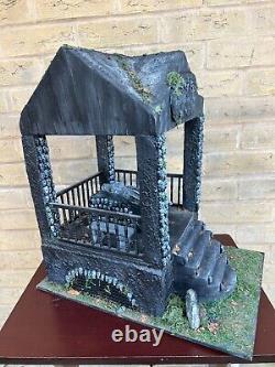 OOAK 1/12 Dolls House Miniature Gothic Crypt Mausoleum Catacombs inspired Skulls