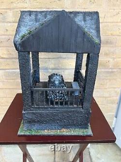 OOAK 1/12 Dolls House Miniature Gothic Crypt Mausoleum Catacombs inspired Skulls