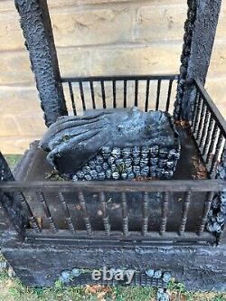 OOAK 1/12 Dolls House Miniature Gothic Crypt Mausoleum Catacombs inspired Skulls