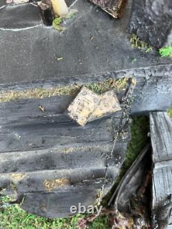 OOAK 1/12 Dolls House Miniature Gothic Crypt Mausoleum Ouija Skeleton Creepy