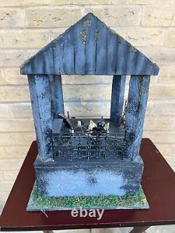 OOAK 1/12 Dolls House Miniature Gothic Crypt Mausoleum Ouija Skeleton Creepy