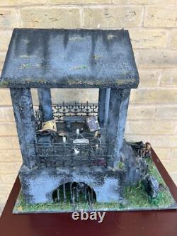 OOAK 1/12 Dolls House Miniature Gothic Crypt Mausoleum Ouija Skeleton Creepy