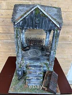 OOAK 1/12 Dolls House Miniature Gothic Crypt Mausoleum Ouija Supernatural Creepy