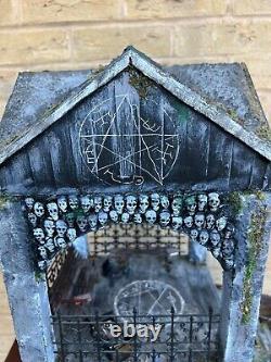 OOAK 1/12 Dolls House Miniature Gothic Crypt Mausoleum Ouija Supernatural Creepy