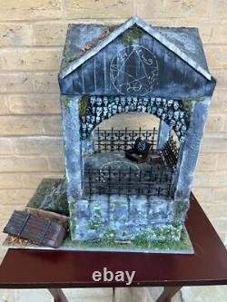 OOAK 1/12 Dolls House Miniature Gothic Crypt Mausoleum Ouija Supernatural Creepy