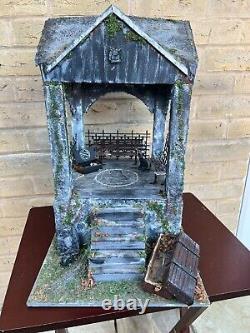OOAK 1/12 Dolls House Miniature Gothic Crypt Mausoleum Ouija Supernatural Creepy