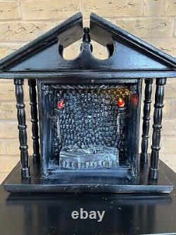 OOAK 1/12 Dolls House Miniature Gothic Crypt Mausoleum Skulls Supernatural