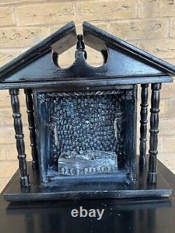 OOAK 1/12 Dolls House Miniature Gothic Crypt Mausoleum Skulls Supernatural