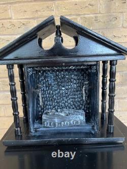 OOAK 1/12 Dolls House Miniature Gothic Crypt Mausoleum Skulls Supernatural